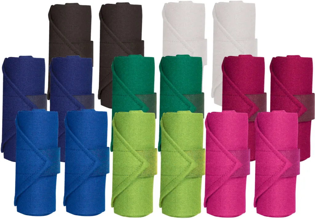 Pillow wraps come in many colors, as shown in this assortment.