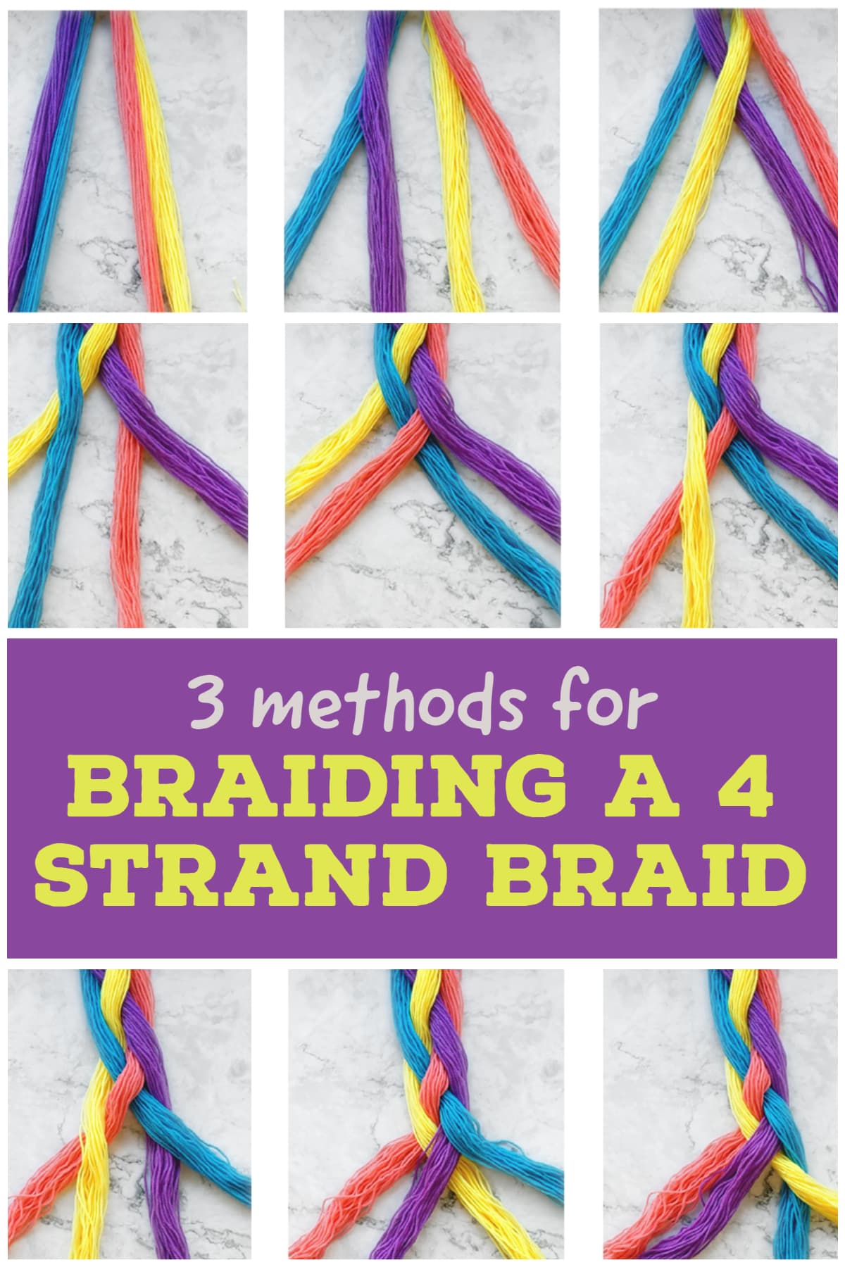 How to Braid Four Strand Braids