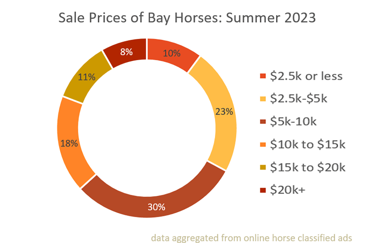 Price of bay horses in a graph