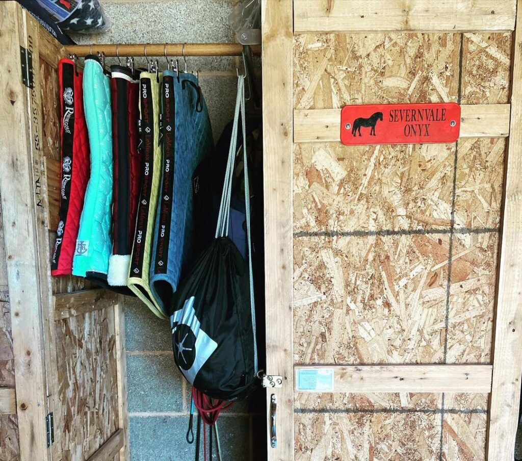 Image of a tack room created by @what_the_fell